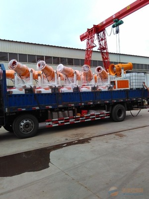 青島噴霧除塵設備---青島龍華杰機械制造QLH-20霧炮